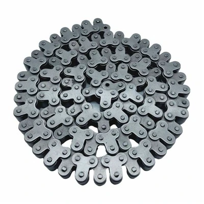 Double Pitch Conveyor Chains with Top Rollers